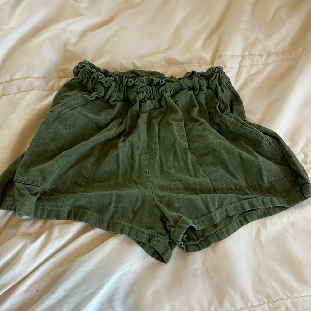 Green shorts